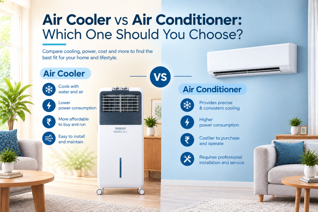 USHA Air cooler and Air Conditioner Comparison